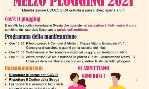 Melzo (MI) – Melzo Plogging 2021 – Sabato 20 novembre 2021