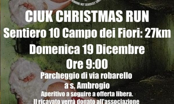 Varese (VA) – Ciuk Christmas Run – Domenica 19 dicembre 2021