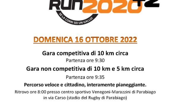 Parabiago (MI) – Parabiago Run – domenica 16 ottobre 2022