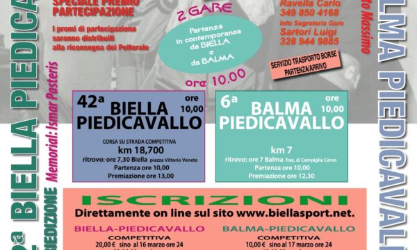 Biella (BI) – Biella – Piedicavallo – domenica 19 marzo 2023