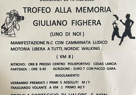 Verrone (BI) – Trofeo Giuliano Fighera – domenica 23 aprile 2023