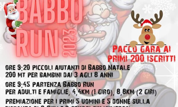 Busto Arsizio (VA) – Babbo Run 2023 – domenica 17 dicembre 2023