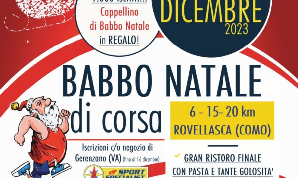 Rovellasca (CO) – Babbo Natale di Corsa – domenica 17 dicembre 2023