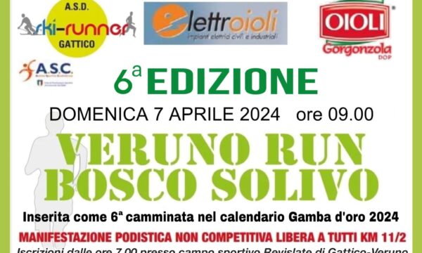 Gattico Veruno (NO) – Veruno Run Bosco Solivo – domenica 7 aprile 2024