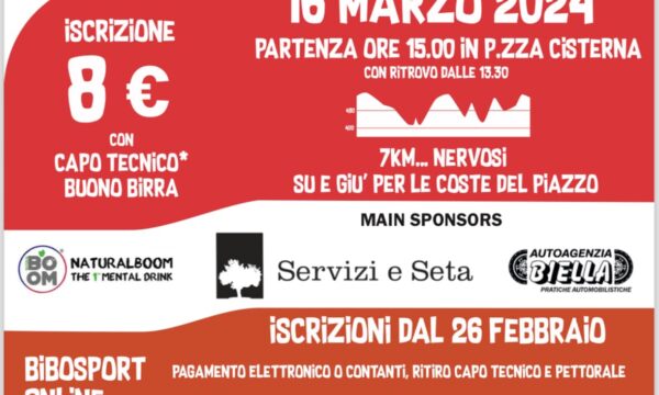 Biella Piazzo (BI) – Cost to Cost – sabato 16 marzo 2024